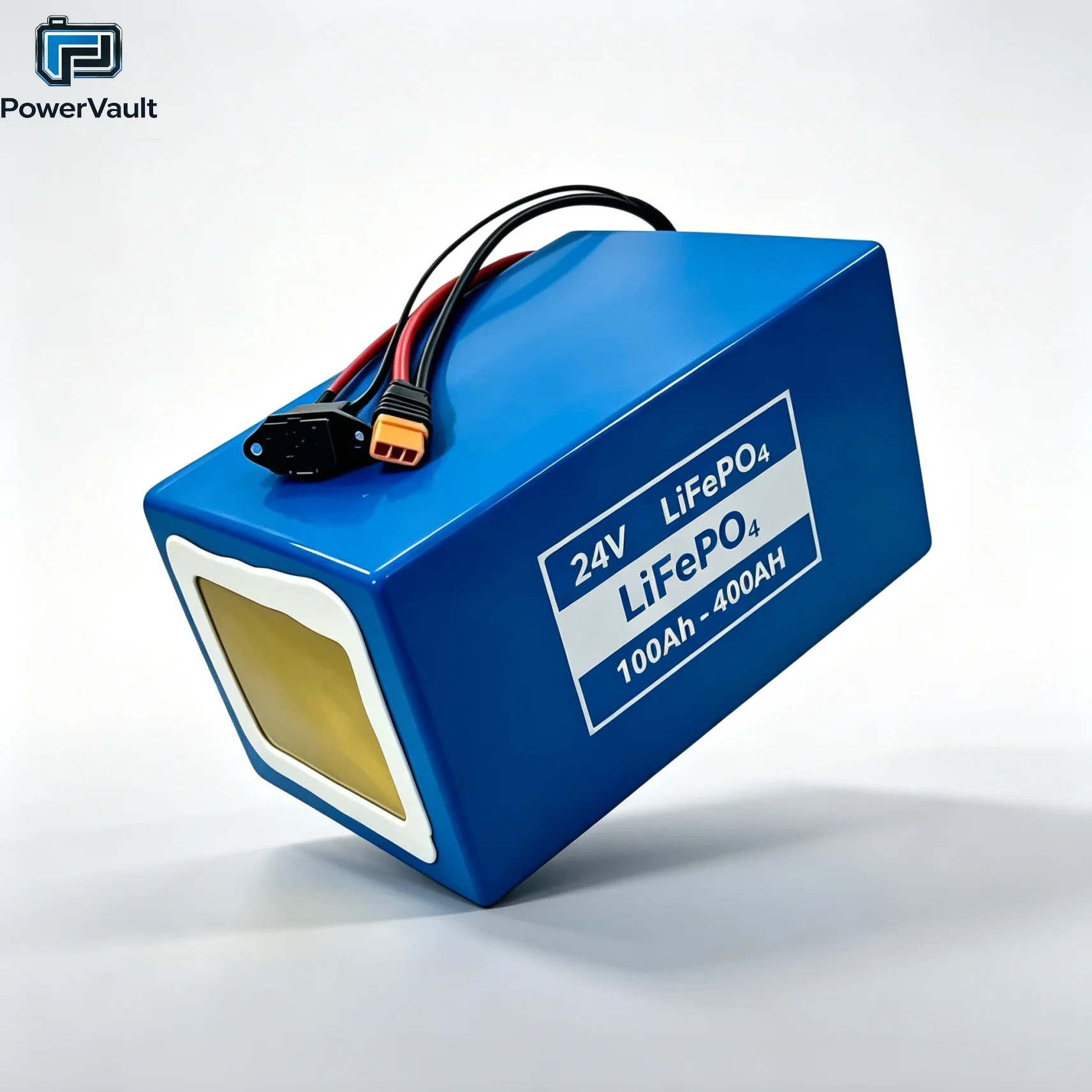 24V 100Ah 200Ah 300Ah LiFePO4 Battery Deep Cycle Lithium Iron Phosphate with BMS for Solar RV Marine Trolling Motor