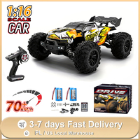 1/16 RC Car 4x4 Remote Control Cart 16101PRO/16102PRO Brushless 70KM/H 2.4G Electric High Speed Off-Road Drift Toys for Children