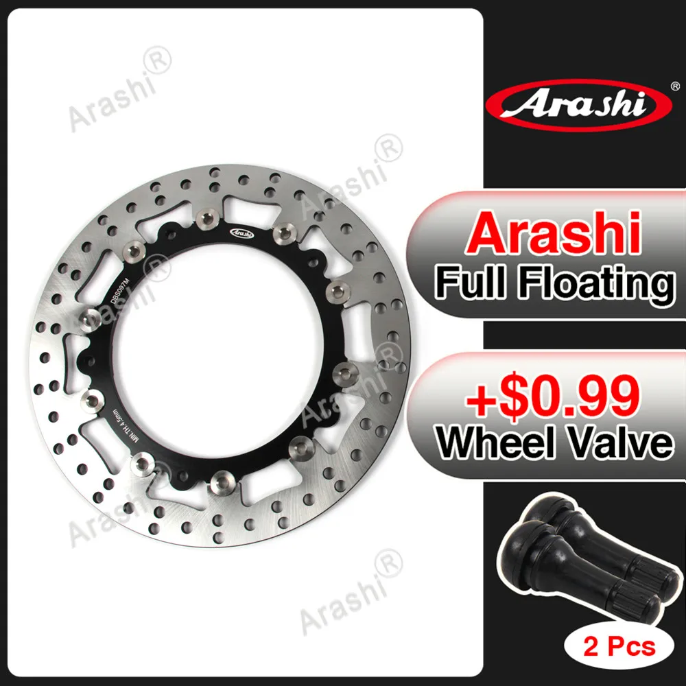 

Arashi 1PCS Motorcycle CNC Floating Front Brake Disk Disc Rotor For BMW HP2 1200/ K1200LT K1200RS R1200C/ R1200C CLASSIC/R1200CL