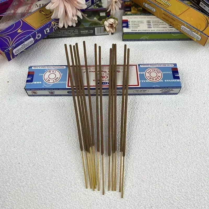 6/12boxes Dragon‘s Blood Incense Sticks Sleeping Aiding Tranquilize Mind Refreshing Scent Home Office Natural Sandalwood Satya