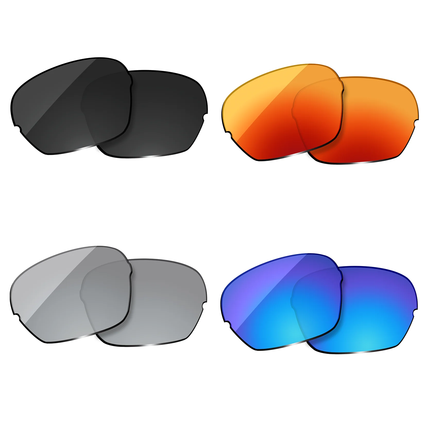 

OOWLIT Polarized Replacement Lenses for Oakley Half X Sunglasses
