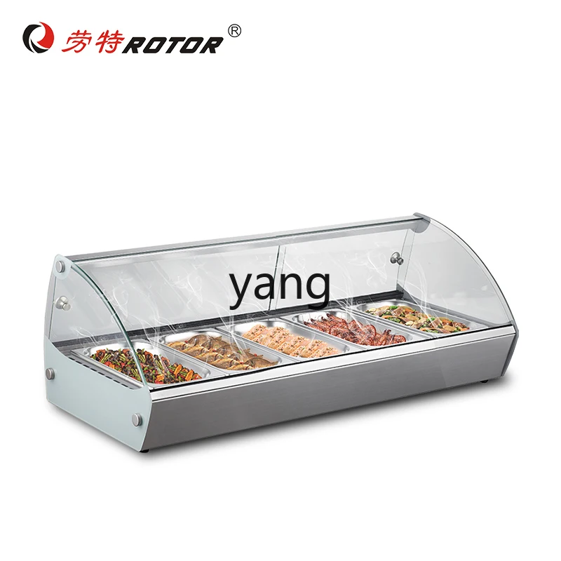 

LH Hamburg Fries Insulation Hotel Buffet Breakfast Dining Table Deli Insulation Box Display Cabinet