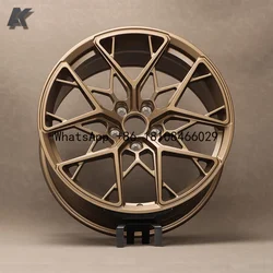 Wangu Wheels 5x120 5x127 5x112 5x130 Car Matte Bronze Forged Aluminum Alloy 18 19 20 21 22 23 Inch for Mercedes Porsche Ff10