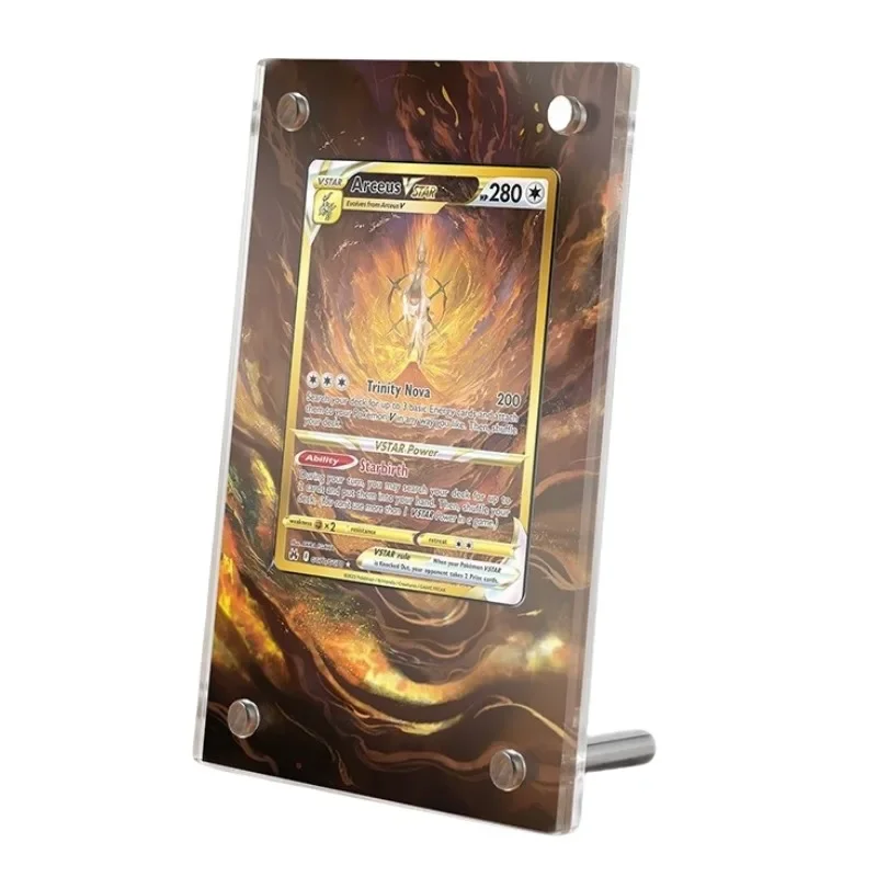 Pokemon PTCG Arc192.Vstar DIY Acrylique Rainbow Painting, Stuck Brick, Anime Irritation Ics, Game Collection Card Display Stand, Toy Gift