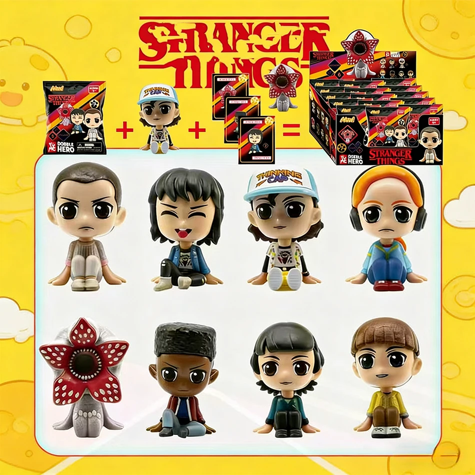 Figurka Stranger Things blind box Eleven Dustin Barb Steve Demogorgon Figurki Akcji Zabawki Figurka Akcji Cosplay Ozdoby Winylowe