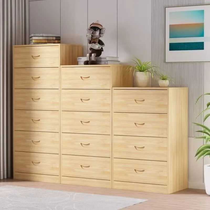 About Wood Chest of Drawers Bedroom & Living Room Storage Cabinet Wooden Cabinet with Four, Five, or Six Drawers Shoe Cabinet