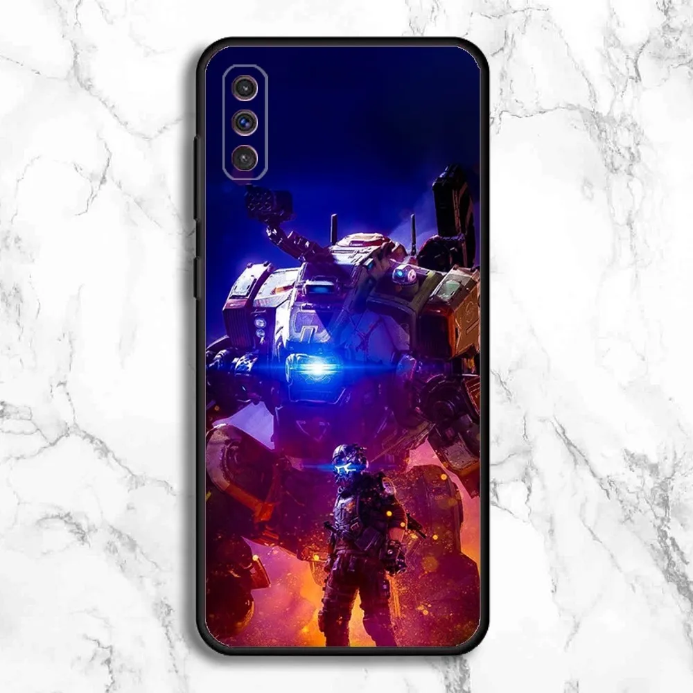 T-Titan-Fall 2 Cool Mecha Phone Case For Samsung Galaxy A13,A21s,A22,A31,A32,A52,A53,A71,A80,A91 Soft Black Phone Cover