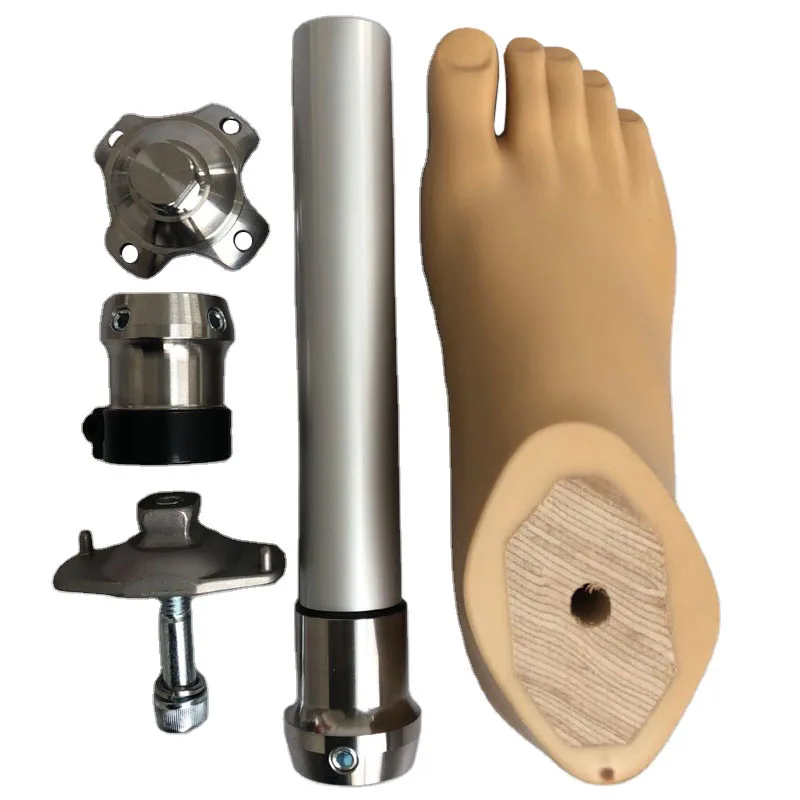 Manufacturer Supplier Artificial Limbs Prosthetic BK Prosthetic Leg SS Lock Tube Adapter
