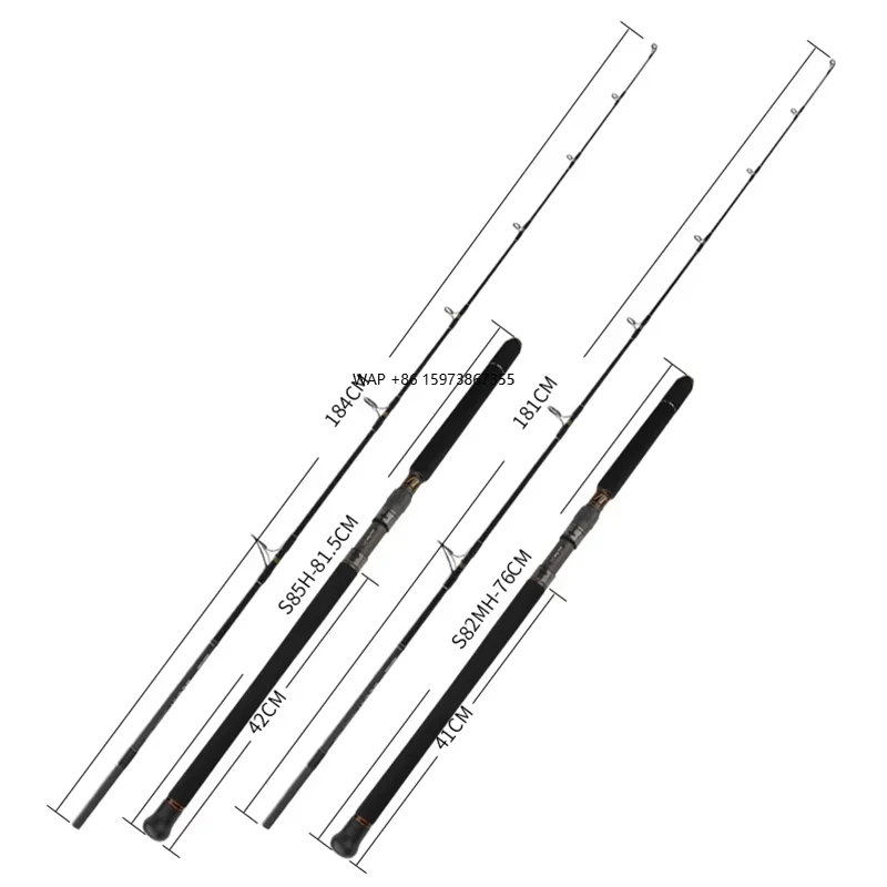 

Carbon sea fishing rod Lightweight long spun rod for big fish GT MH wave climbing with Fuji guide ring EVA handle