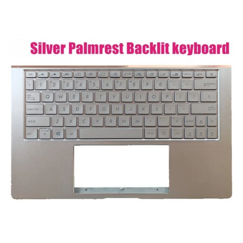 Y+US Palmrest Backlit keyboard for Asus UX334F UX334FA UX334FL UX334FLC UX334FAC