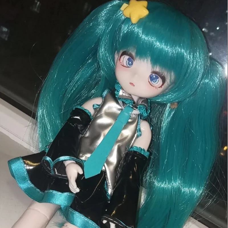 ミク 1/6 Bjd 人形かわいいおもちゃアクションフィギュアコレクタブルモデルガレージキットアニメ周辺デスクトップ装飾誕生日ギフト