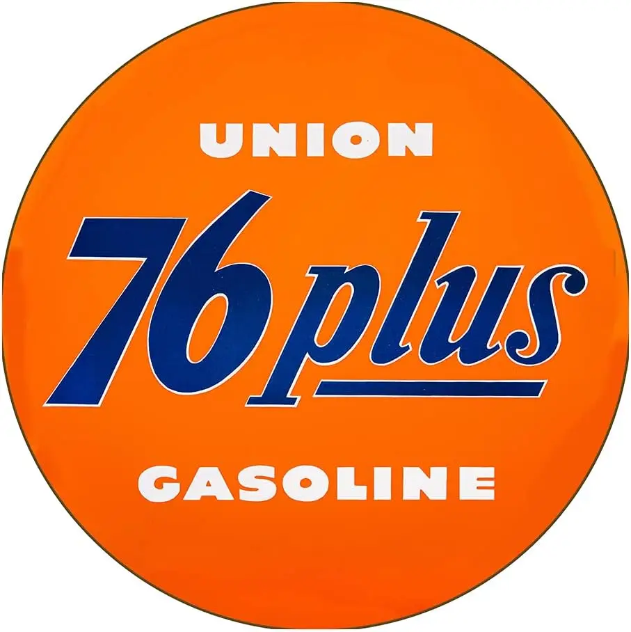 Union 76 Plus Gasoline Motor Oil Petroluem Products Reproduction Car Company Garage Signs Metal Vintage Style Decor Metal Tin Al