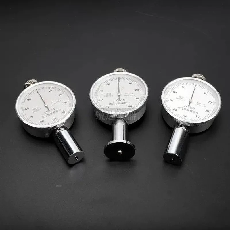 LX-A/C/D Shore Durometer Hardness Tester – 0-100HA/HC/HD Gauge for Rubber, Plastic, Foam, Leather & Tire