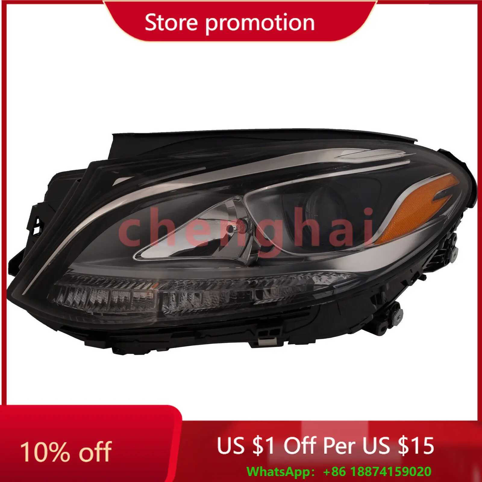 

Галогенная фара со стороны водителя слева подходит для Mercedes-Benz GLE Class CAPA 16-19 гг.