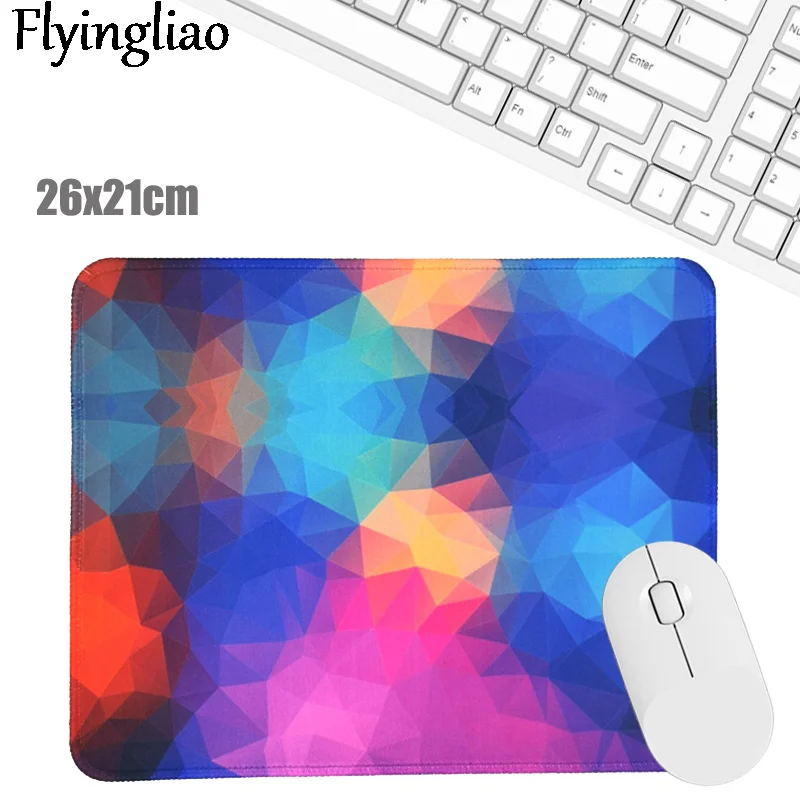 Color diamond Mouse Pad Desk Pad Laptop Mouse Mat for Office Home PC Computer Keyboard Cute Mouse Pad Non-Slip Rubber Desk Mat