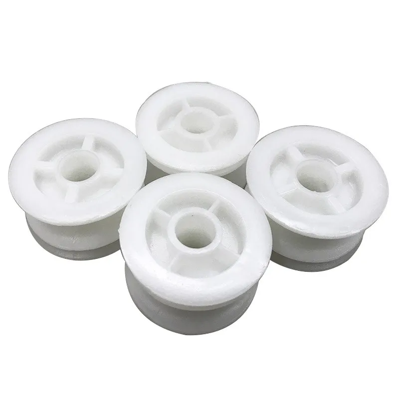 10 Pcs Claw machine guide wheel plastic Pulley Mute Bearings Groove Sliding Roller Track Wheel for Crane Vending Machine