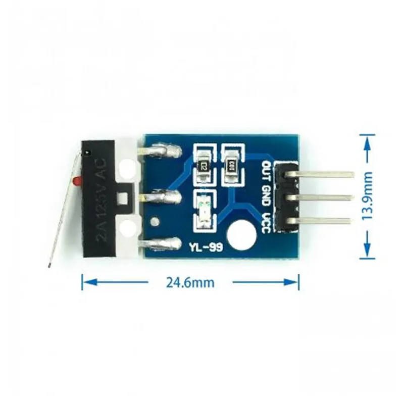 Picture 4: 1PCS Impact Switch Car Helicopter Crash Collision Sensor Module Robot Model For Arduino without Dupont Cable