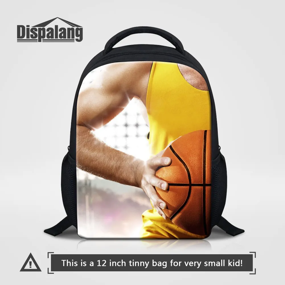 

Dispalang Sporty Basketballs Footballs Printing School Bags For Little Boys Children Fashion Backpack For Kindergarten Kids Pack