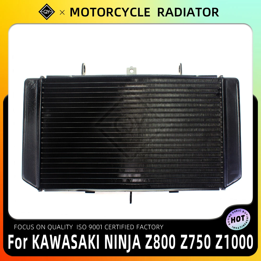 LQYL Motorcycle Radiator Cooler Cooling Water Tank For KAWASAKI NINJA Z800 2013 2014 2015 Z750 2007 2008-2010 Z1000 2007-2009