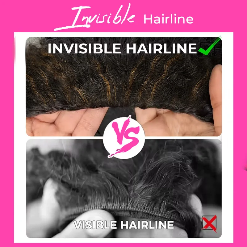 سهلة التركيب 1B/27 الأفرو غريب مجعد 3 في 1 نصف الباروكات شعر الإنسان بوب شقراء عالية الارتفاع سلس كليب في الاتجاه الجديد 3/4 نصف الباروكات