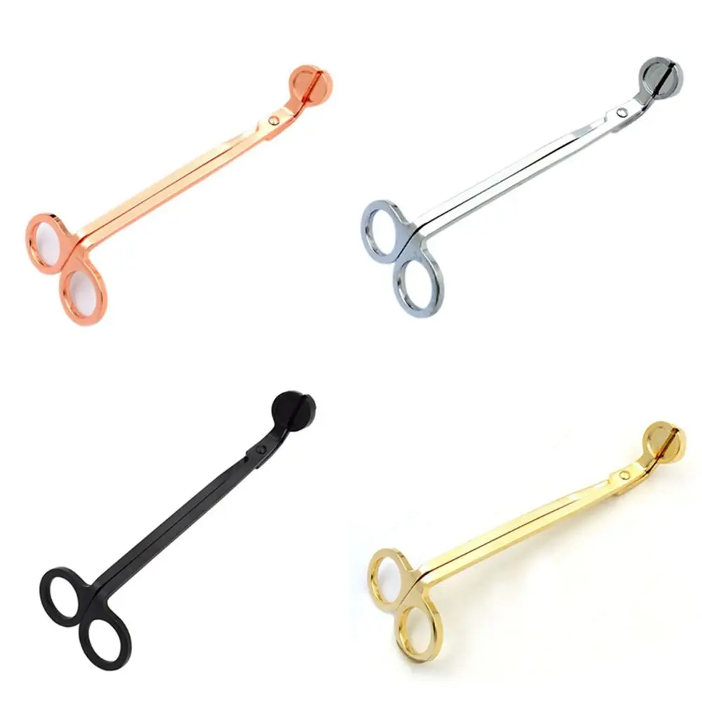 Stainless Steel Hook Clipper Oil Lamp Candle Wick Trimmer Cutter Candle Accessories Candle Wick Scissors