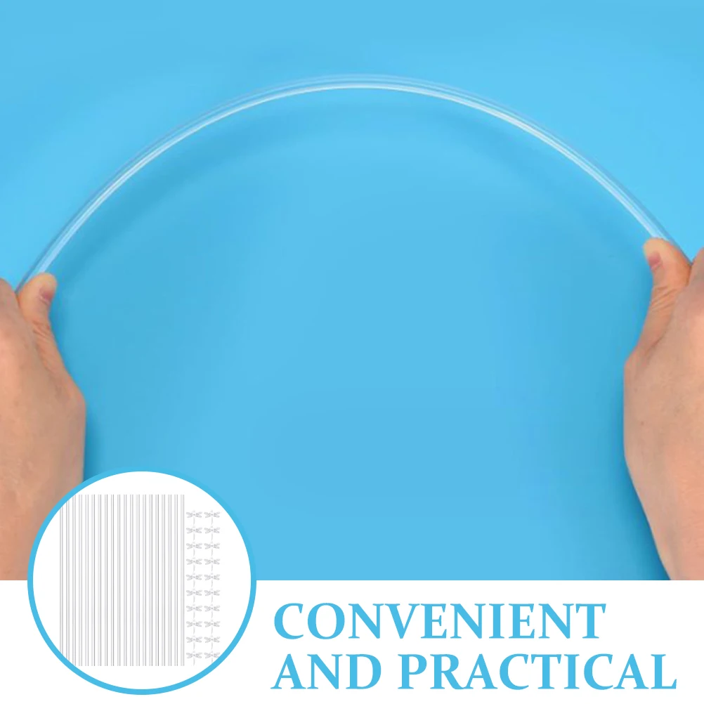 

20 set Transparent Plant Stake Acrylic Stem Support For Vine Plants Potted Garden Accessories Climbing Rack Plant Stakes