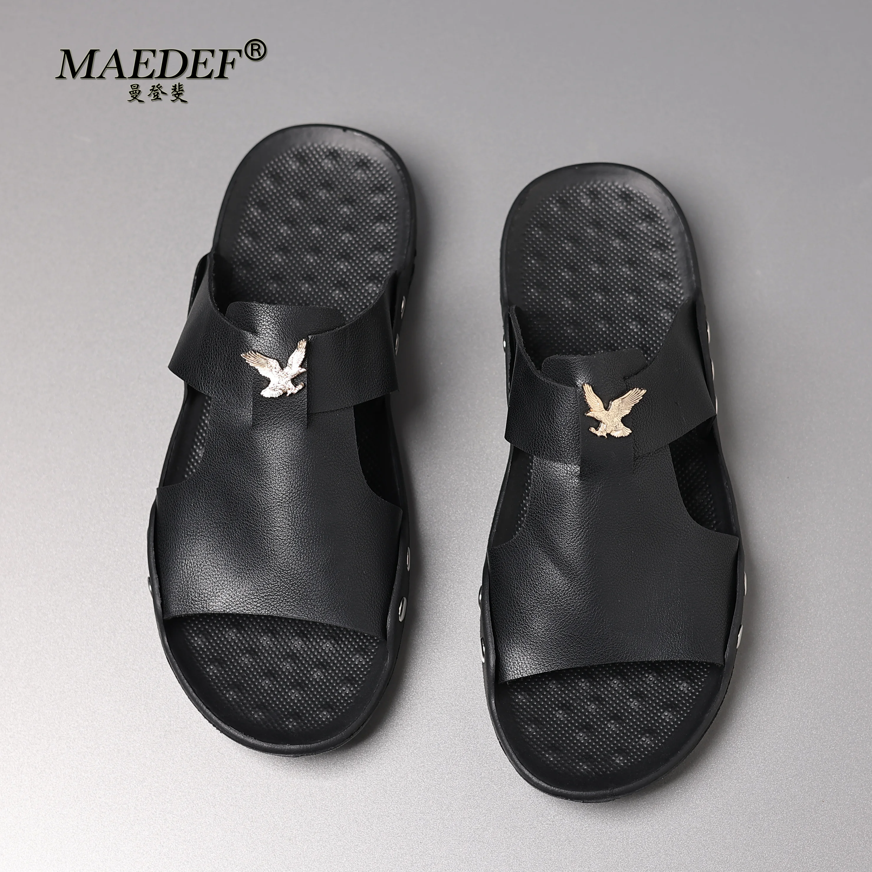 Summer Men's Shoes Slippers Mens Indoor Slides Casual Sandals Man Lightweight Breathable Beach Slippers for Men Sandals