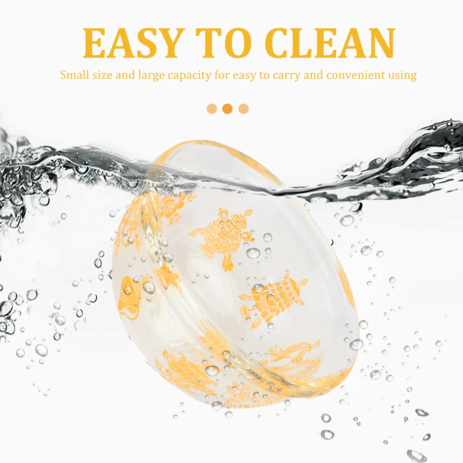 

1Pcs Decorative Holy Water Bowl Large Capacity Environmentally Friendly Odorless Buddhist Offering Bowl Sacrifice Water Cup