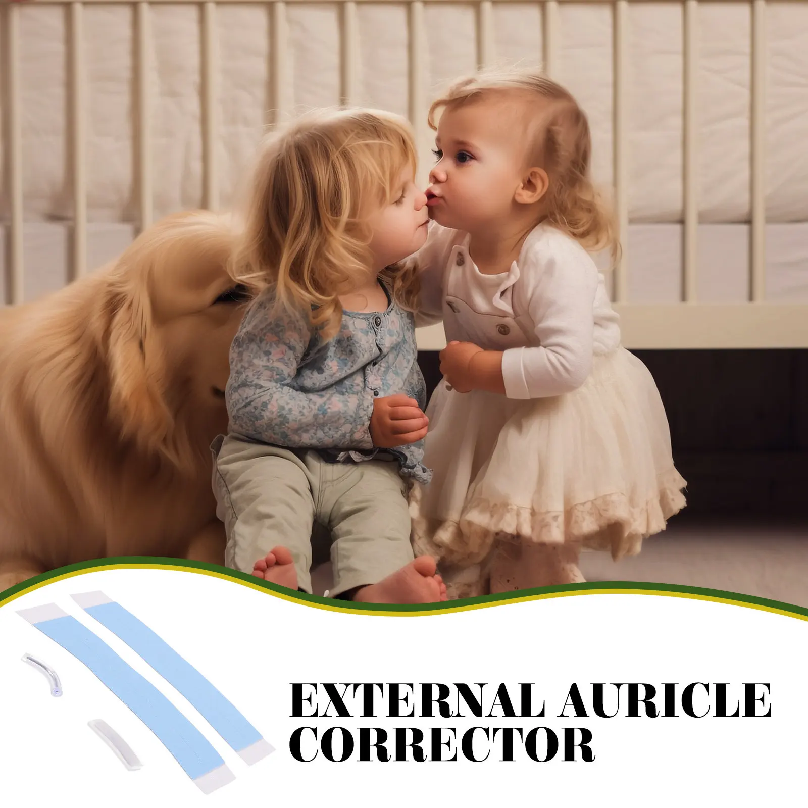 

1Set Silicone Baby Ear Corrector Support for Flared Or Misshapen Ears Adjustable Infant Auricle Positioning Tool for Daily Use