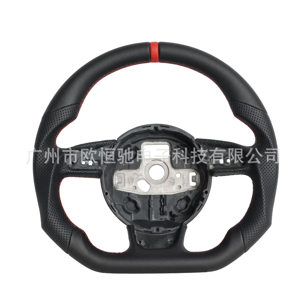 

Подходит для трансграничной горячей продажи применяется к Audi RS 12, полностью кожаным, красной линией позиционирования, полностью кожаным автомобильным рулевым колесом как