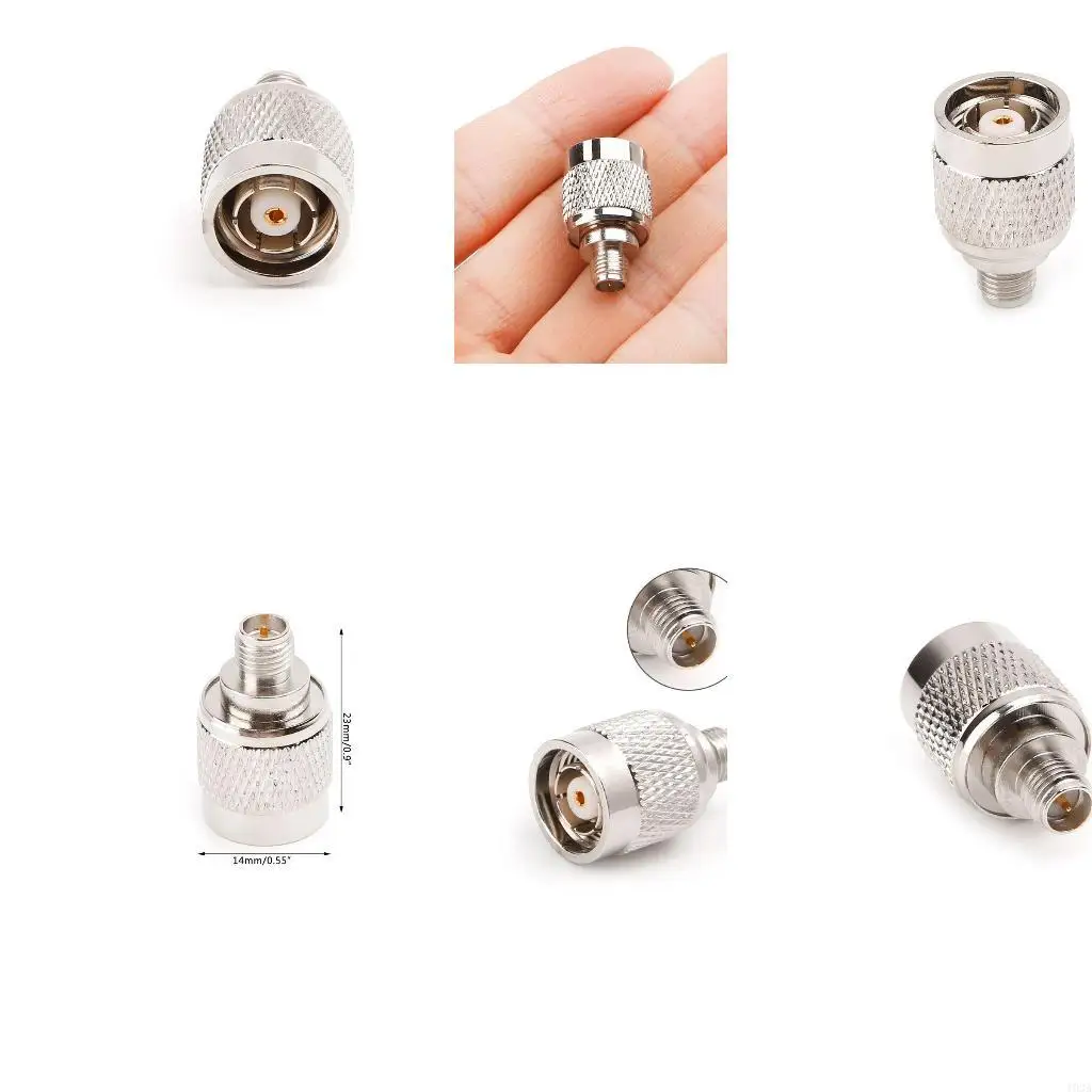193A RP-TNC Male Plug To RP-SMA Female RF Connector Coaxial Converter Adapter