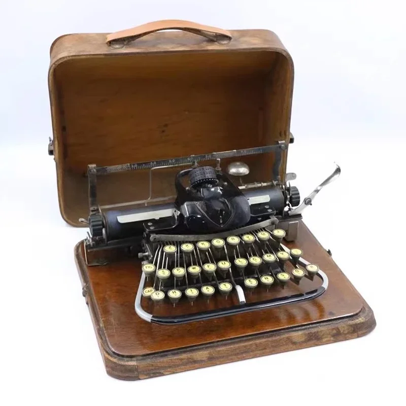 Typewriter retro furnishings metal machinery normal use professional collection