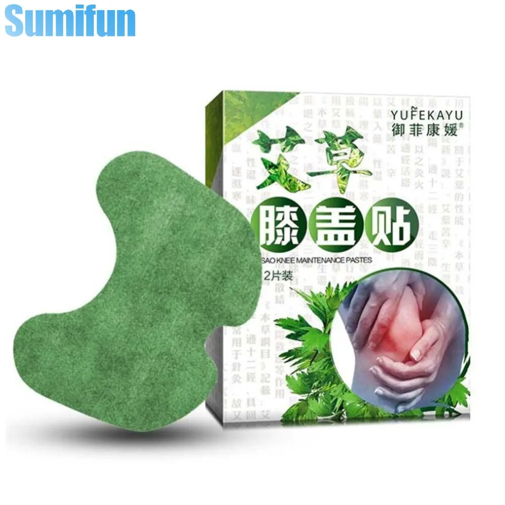 12pcs/bag New Knee Plaster Sticker Wormwood Extract Knee Joint Ache Pain Relieving Paster Knee Rheumatoid Arthritis Body Patch