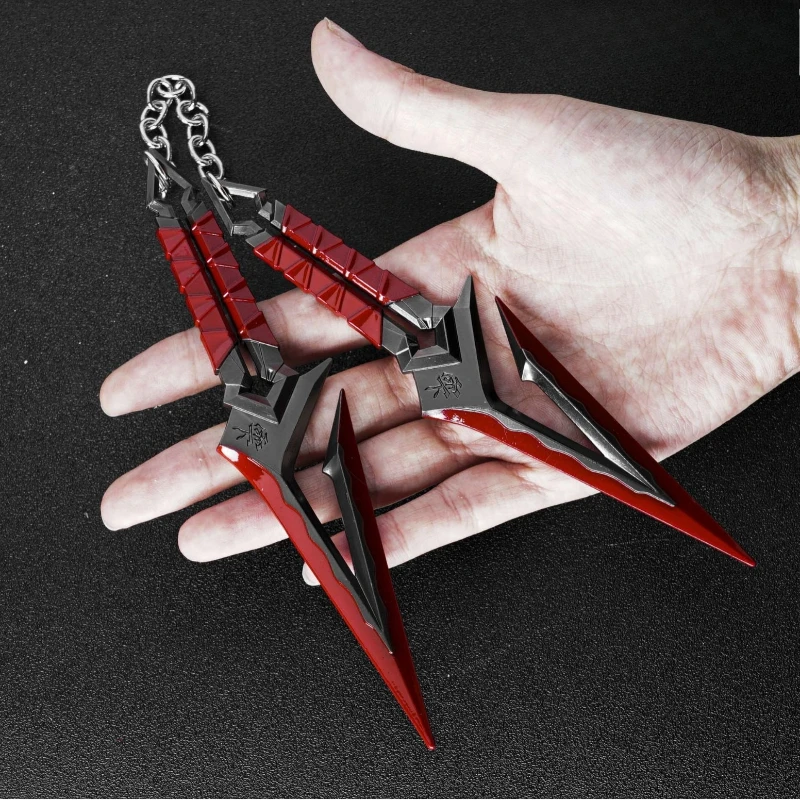16cm/6.29in Valorant Kuronami No Yaiba Level Ninja Weapon Model Game Peripherals Katana Knife Desktop Ornaments Crafts Boy Toys