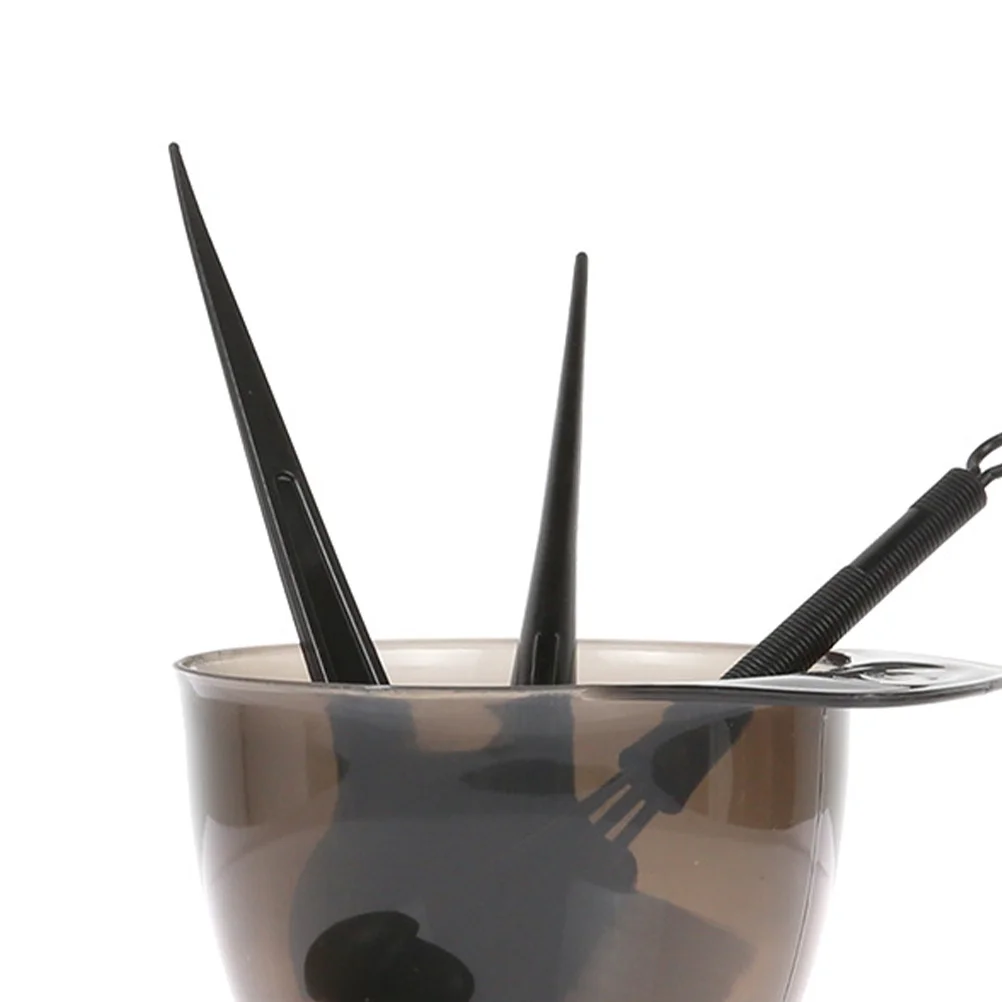 

5pcs in 1 Set Black Hair Dye Tool Hair Coloring Kits Perm Bowl Comb Earmuffs Brush Hair Tinting Tools Kit Hairdressing Tools Sup