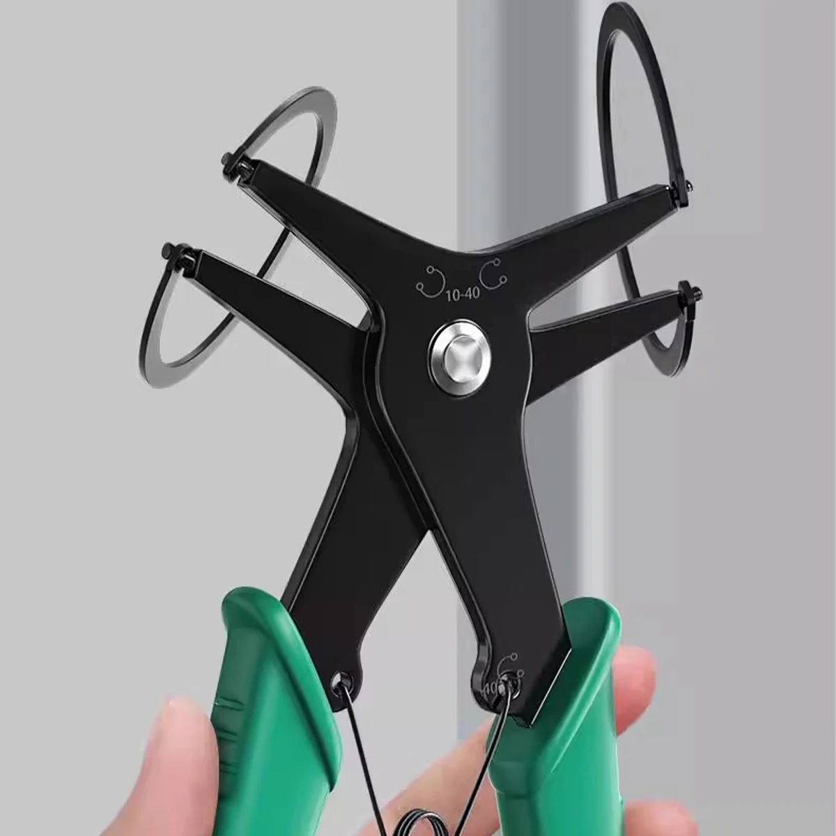 Snap Ring Pliers Dual Purpose Circlip Pliers Removing Reassembling Tool for Internal and External Snap Ring Green