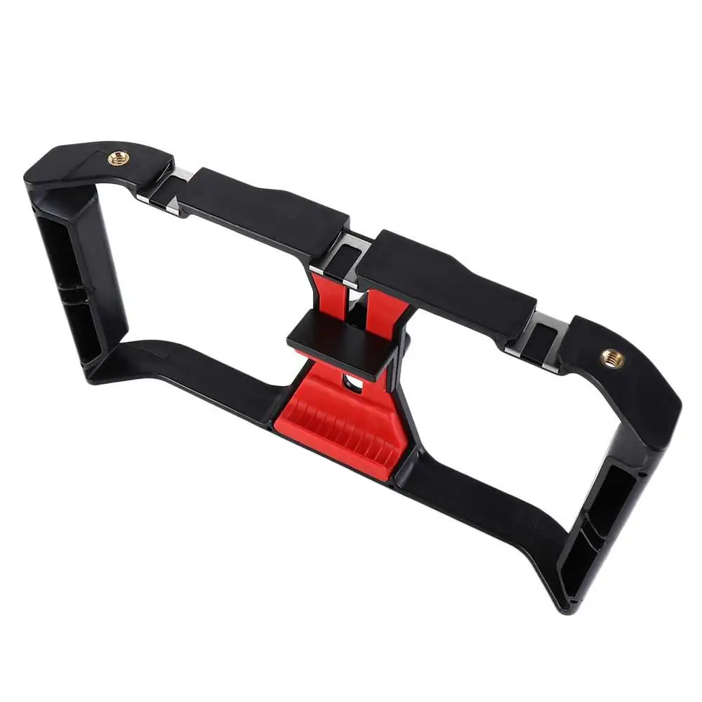Holder Stabilizer Mobile Live Supplies Mobile Handheld Video Camera Cage Smartphone Video Rig Cage Stabilizer Film Making Rig