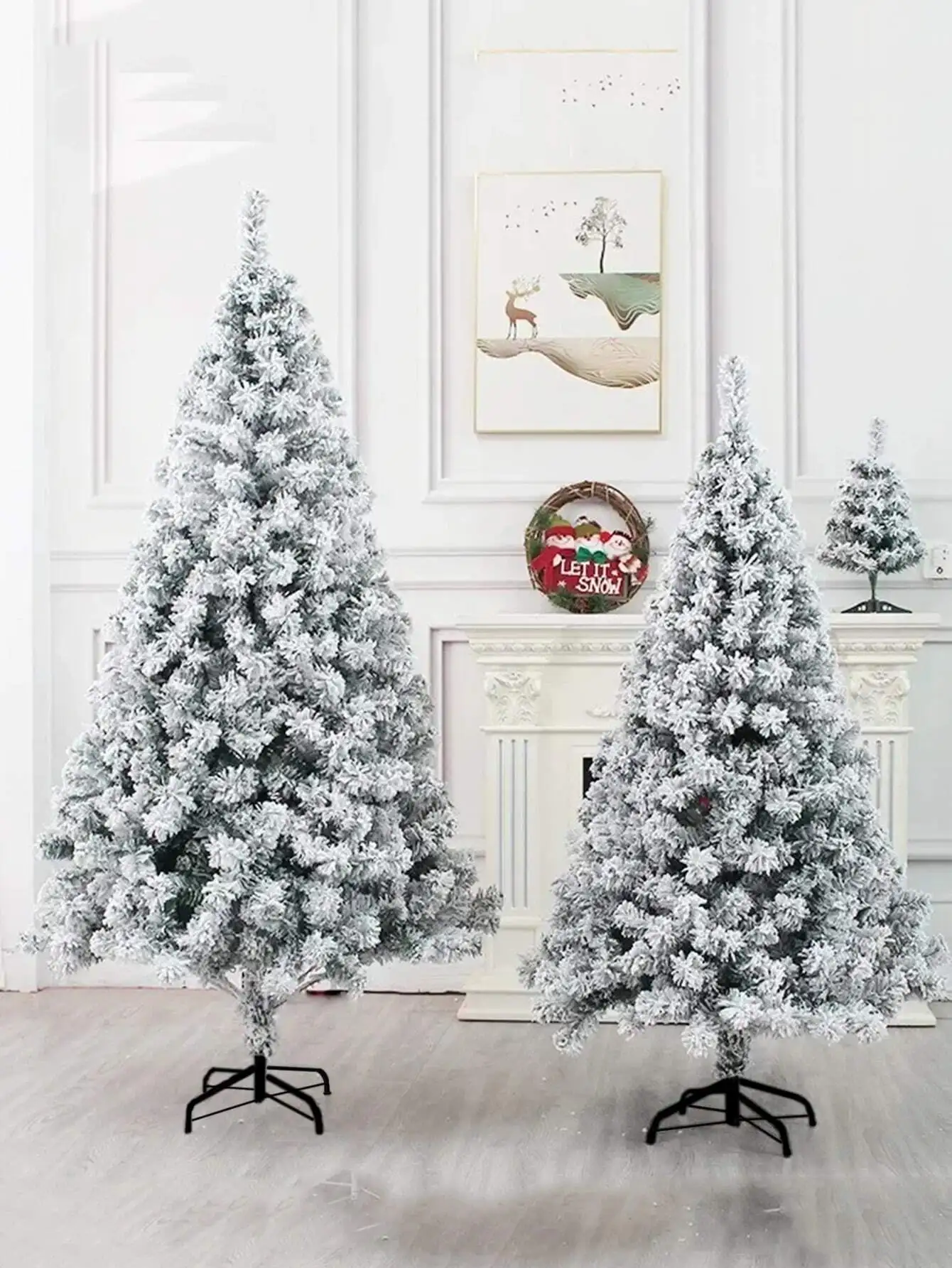 

1.2/1.5/1.8M Christmas Tree Encryption Green PVC Large Christmas Tree Christmas Decoration 2024 New Year Home Party Scene