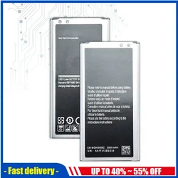 Mobile Phone Batteries For Samsung Galaxy S5 SM G900 G900S G900I G900F G900H 2800mAh EB-BG900BBE EB BG900BBE Portable Battery