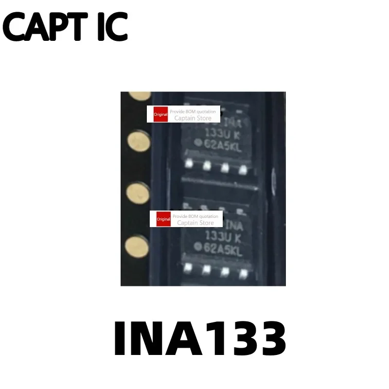 5PCS INA133UK INA133UA INA133U INA133 SOP8 amplifier chip