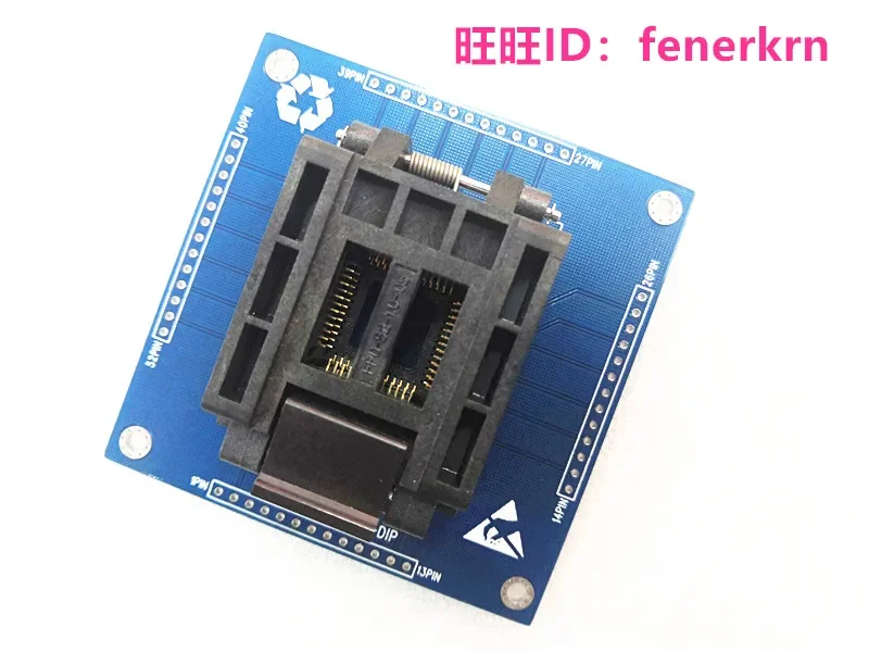 FPQ-52-1.0-05 QFP52/DIP pitch1.0mm IC testing seat Test Socket test bench