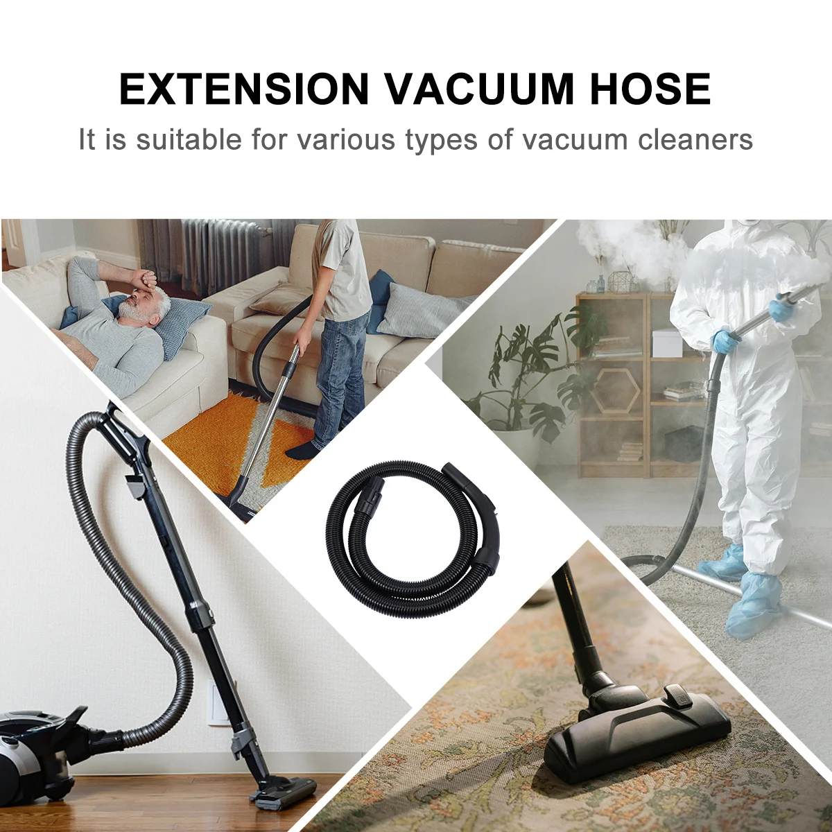 

EVA Vacuum Dust Collector Hose Flexible Extension Tube for Power Tools Cleaner Accessories Household Vacuums Hose Parts