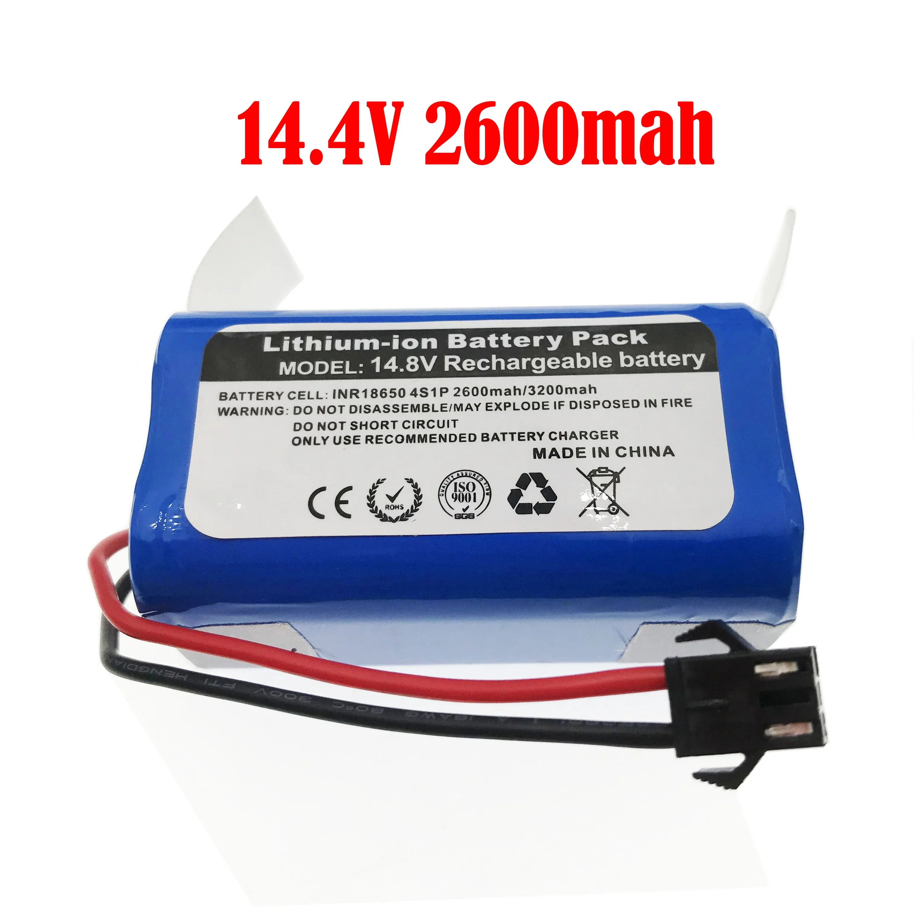 14.4V 2600mAh Li-ion Battery For Conga 990 1090 Tesvor X500 Ecovacs Deebot N79 N79S DN622 Eufy RoboVac 11 11 Cleaner Accessories