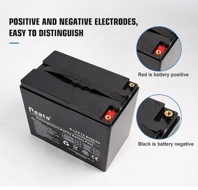 Neata Lithium Battery 12V 50Ah 600W Lifepo4 Battery For RV / Boat / solar energy Battery