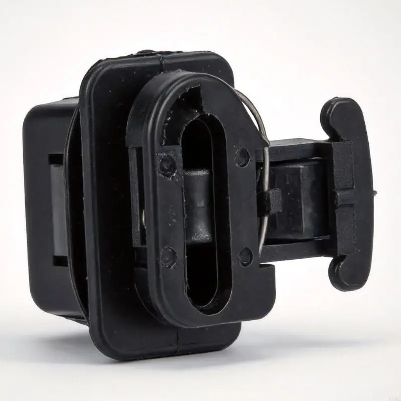 Rear Repair Clip Pair, Direct Replacement Black ABS Set Replacing 82137-SDA-003 for Seat Base Service and Interior Care Tasks
