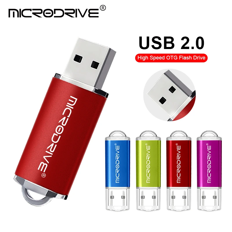 Chiavetta USB 2.0 in metallo 128GB 64GB 32GB ad alta velocità 16GB 8GB 4GB memoria Flash chiavetta USB U disco 2.0