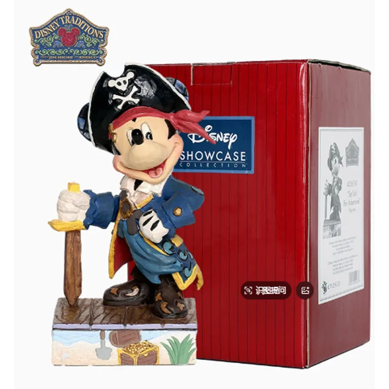 

Disney Original Garage Kit Mickey Mouse Pirate - Dressed Mickey Ornament Anime Action Figures Toys for Boys Gift Model Ornaments