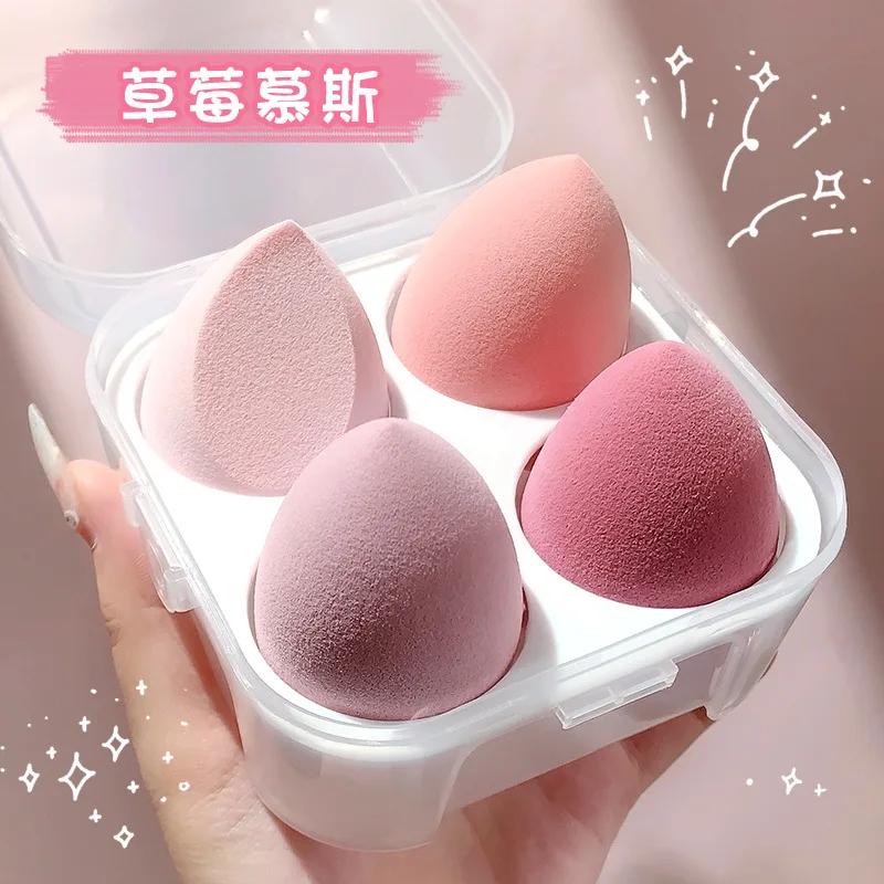 1/4pcs Gourd Cosmetic Egg Wet And Dry Smear-Proof Makeup Sponge Puff Beauty Tools Blender Super Soft Professional Makeup Tool