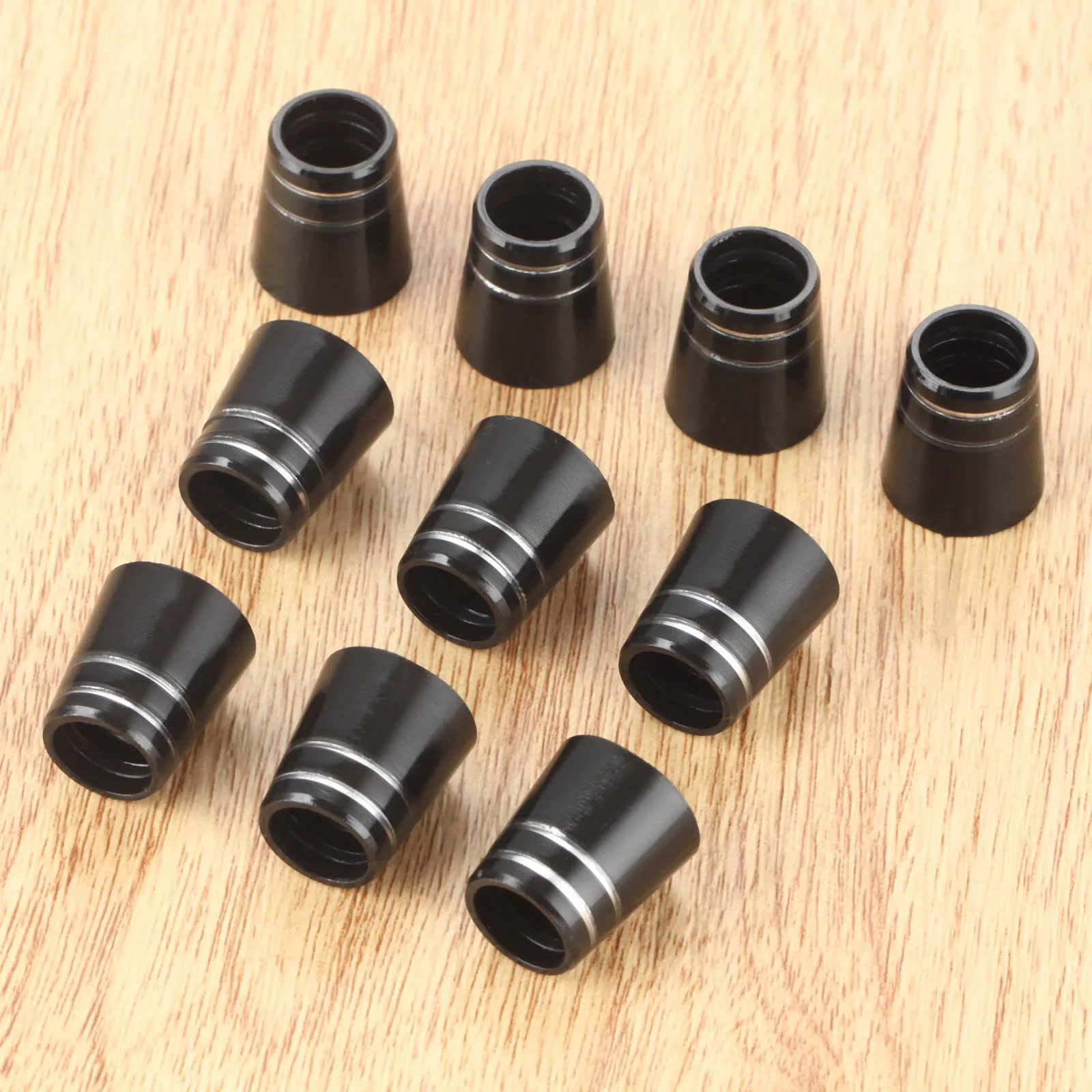 10pcs  Golf Club Ferrules With Double Ring For 0.335 8.6*15*13.5mm Golf Sleeve Ferrule Replacements