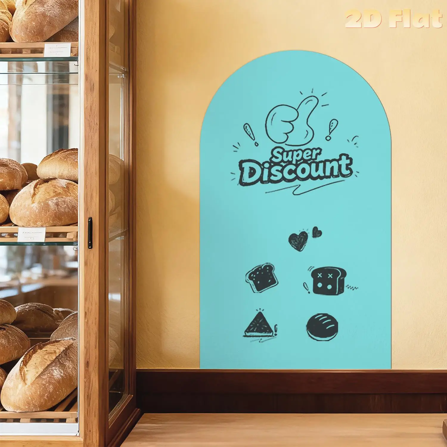 1-pcs-fresh-style-sky-cyan-magnetic-arch-whiteboard-wallpaper-decal-stickers-with-pen-eraser-and-magnets-adhesive-backing